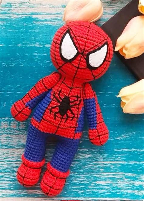 Crochet Spiderman Pdf Amigurumi Free Pattern Lovelycraft Amigurumi