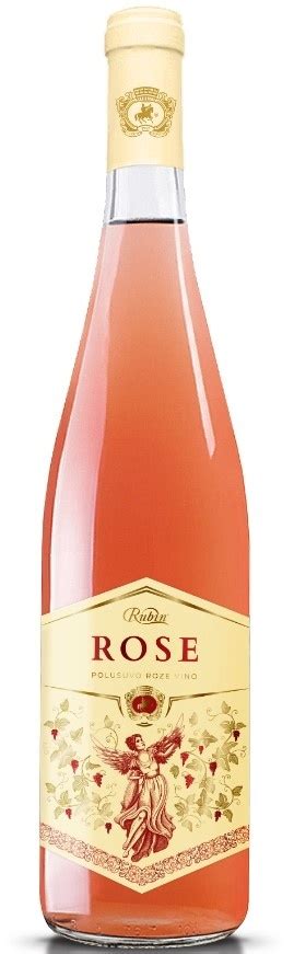 Roze Vino RUBIN Rose 0 75l Cenoteka