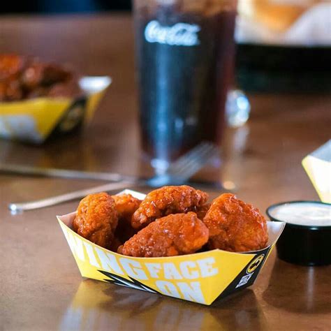 Boneless wings Bdubs. | Food, Boneless wings, Steak and shrimp