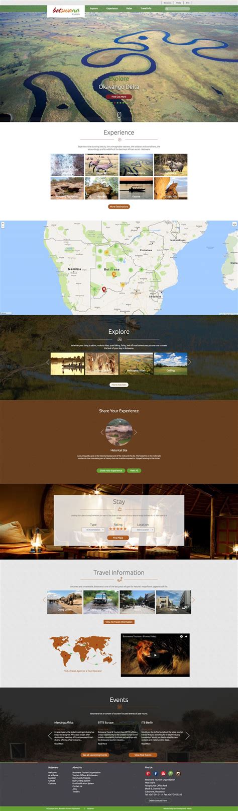 Botswana Tourism Organisation Website (2017) | MindQ