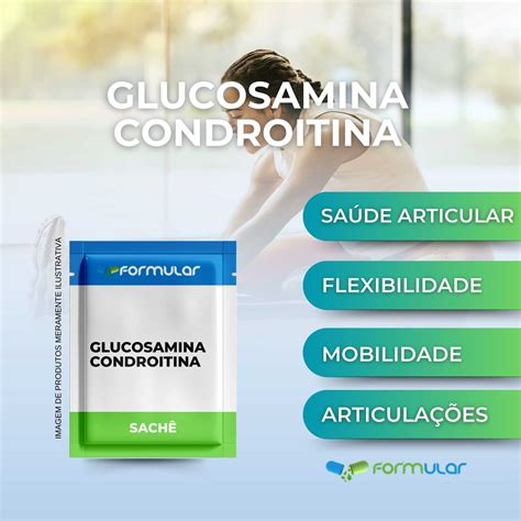 Glucosamina 1500Mg Condroitina 1200Mg Sachês Sabores