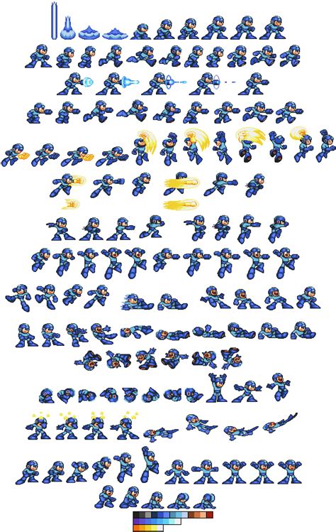 Megaman x sprite sheet snes - jesink