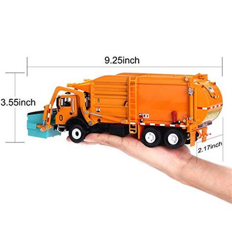 Fubarbar Garbage Truck Toy Model 143 Scale Metal Diecast Recycling