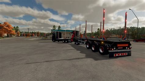 Scania Timber truck + trailer v 1.0 - FS 22