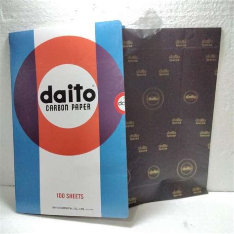 Jual Kertas Karbon Carbon Paper Daito Folio Hitam Di Seller Berkat