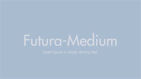 Futura-Medium Font Family : Download Free for Desktop & Webfont