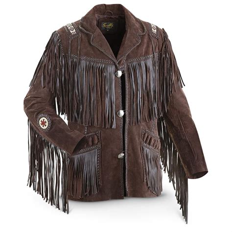 Scully Fringe Western Jacket Brown 221536 Insulated Jackets And Coats