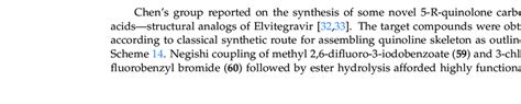 Scheme Synthesis Of Fluoro Quinolone Carboxylic Acids As