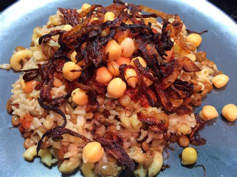 Cooking with SAHD: Koshary - Egyptian Rice, Lentils and Macaroni with ...