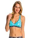 Anne Cole Women S Spinning Floral Sports Bra Bikini Top At SwimOutlet