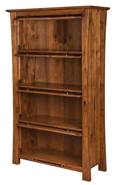 Arts And Crafts Barrister Bookcase 39 1 2 X 36 To 79h American Traditions Furniture