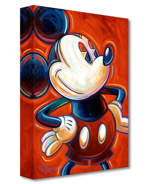 Tim Rogerson Modern Mickey Red From Mickey Mouse Disney Fine Art