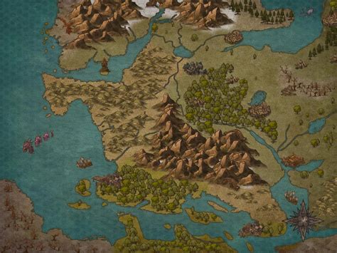 Made My First World Map For My Campaign Incarnate Rdndmaps