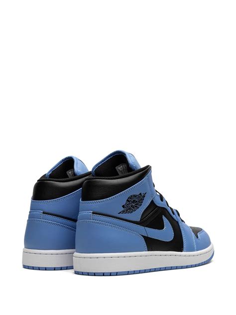 Jordan Air Jordan 1 Mid University Blueblack Sneakers Blue Farfetch