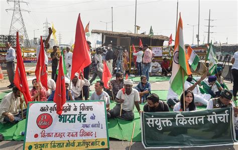 Bharat Bandh Today Traffic Hit Trains Stopped During Nationwide Farmers Strike Against Centre