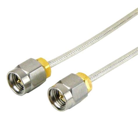 Sma Male Plug To Sma Male Plug Cable Rg405 Type 086 Coax Up To 18 Ghz 13 Vswr In 24 Inch