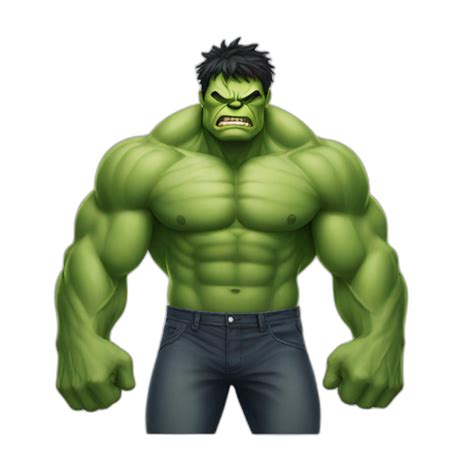 Crying Hulk Ai Emoji Generator