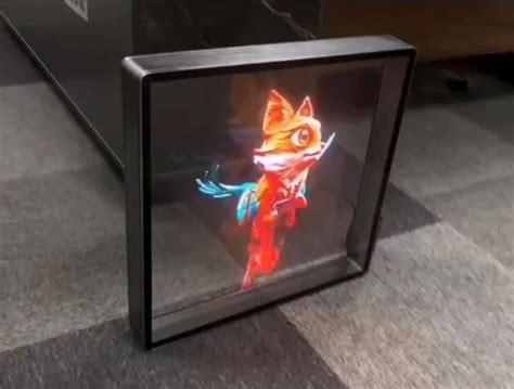 Four Blades Advertising Holographic Naked Eyes D Led Fan Wifi App Control China Led Lighting