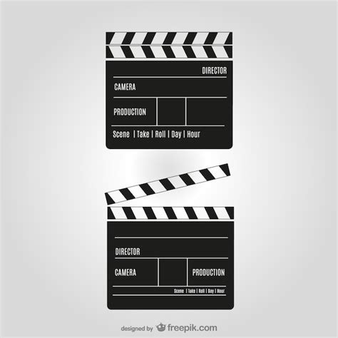 Premium Vector Movie Clipper