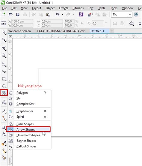 Cara Membuat Tanda Panah Dengan Coreldraw Biologizone