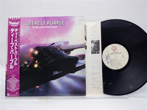 【やや傷や汚れあり】【帯有国内盤】deep Purpleディープ・パープル「deepest Purpleディーペスト・パープル」lp