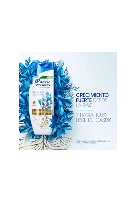 Shampoo Headandshoulders Crece Fuerte Desde La Raíz X 180ml