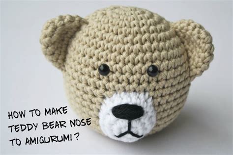 How To Stitch Teddy Bear Nose Amigurumi And Crochet Tutorials Lilleliis