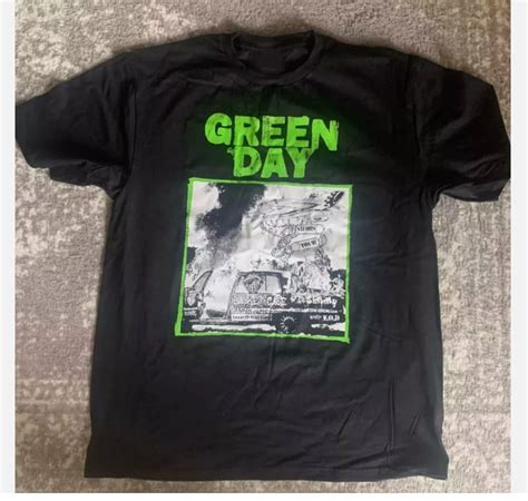 Green Day The Saviours Tour 2024 Tour T Shirt Black Walmart