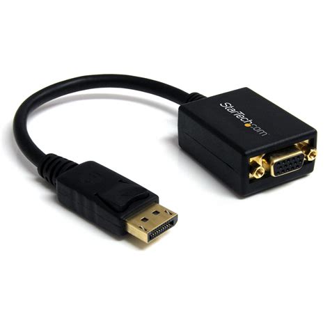 Startech Displayport To Vga Adapter Active P Dp To Vga