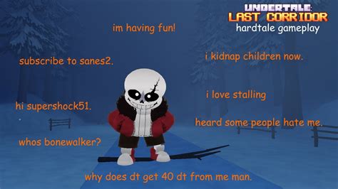 Hardtale Sans Kidnaps Players Now Undertale Last Corridor Hardtale