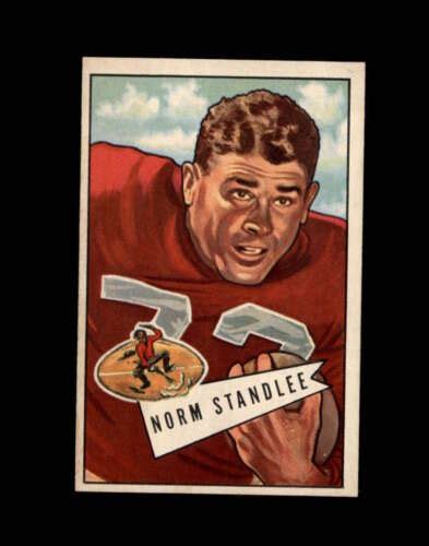 Bowman Large Football Norm Standlee Starx Ex Cs Ebay