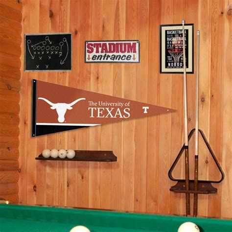 University Of Texas Banner Pennant With Tack Wall Pads State Street