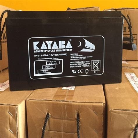 Jual Baterai Solar Panel 12v 100ah Aki Vrla Deep Cycle Kayaba