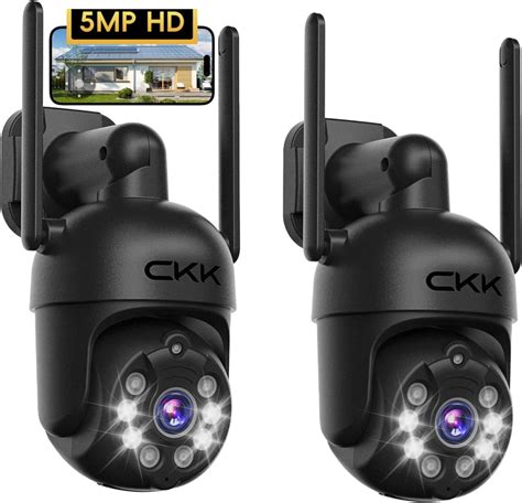 3k Security Camera Wireless Outdoor 5MP PTZ Security Camera 3k WiFi