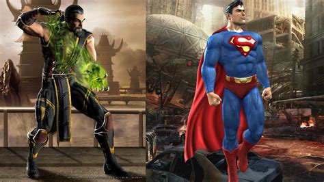 Mortal Kombat Vs Dc Universe All Fatalities And Heroic Brutalities Shang Tsung Superman