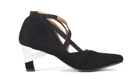UNITED NUDE United Nude Teka Bootie Mid Black Suede Heel 140168 Shiekh