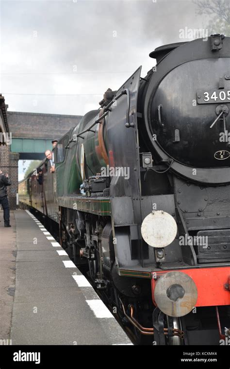 Steam Locomotive At Great Central Railway Steam Gala Quorn Station