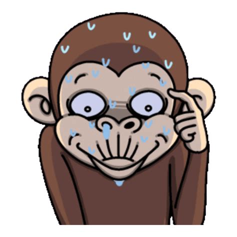 Sticker Maker - funny monkey 6