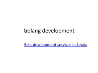 Golang Development Go Language Services In Kerala Go Language