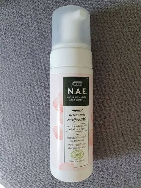 N A E Mousse Nettoyante Bio Douce Et Rafra Chissante Inci Beauty