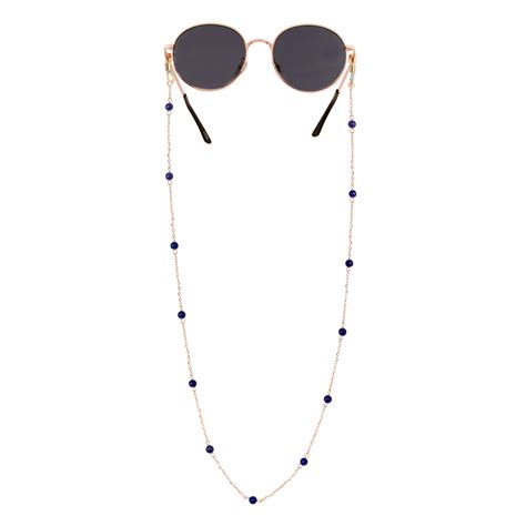 Blue Bay Sunglasses Chain Rose Gold Luamaya