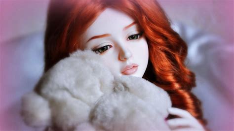 Girl Doll With Bear Toy HD Doll Wallpapers | HD Wallpapers | ID #59488