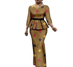 Private Black African Clothes For Women Dashiki Print Top And Skirts