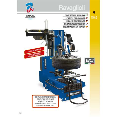 Tyre Changer G1500 3IT PLUS Ravaglioli