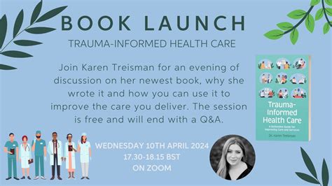 Online Book Launch For Trauma Informed Health Care By Dr Karen Treisman