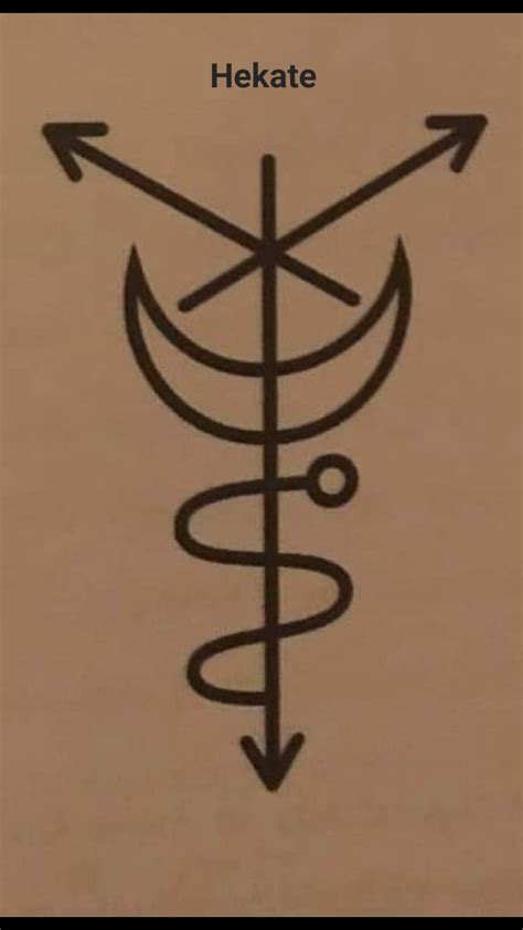 Symbol For Hecate Goddess In Wiccan Magic