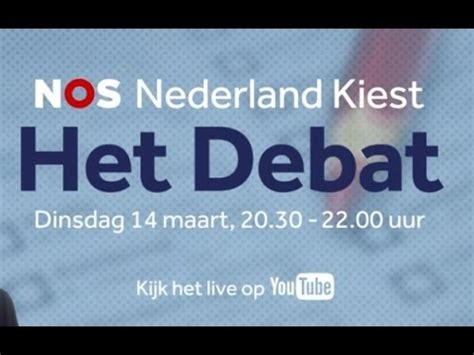 NOS Debat Nederland Kiest YouTube