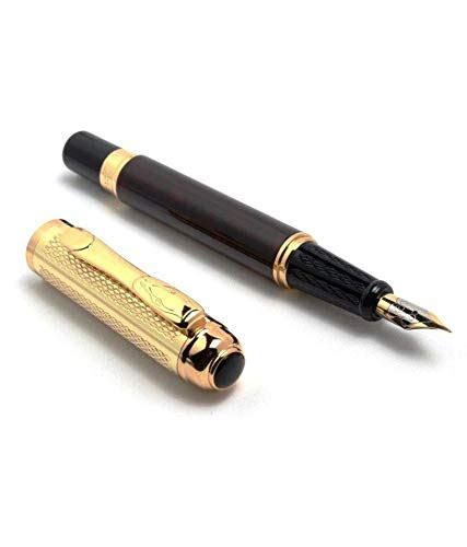 HAYMAN 24 CT Gold Plated Fountain Pen With Box P 132 Amazon In