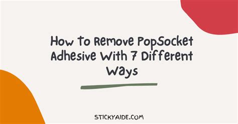 How To Make Adhesive Sticky Again Simple Steps Sticky Aide