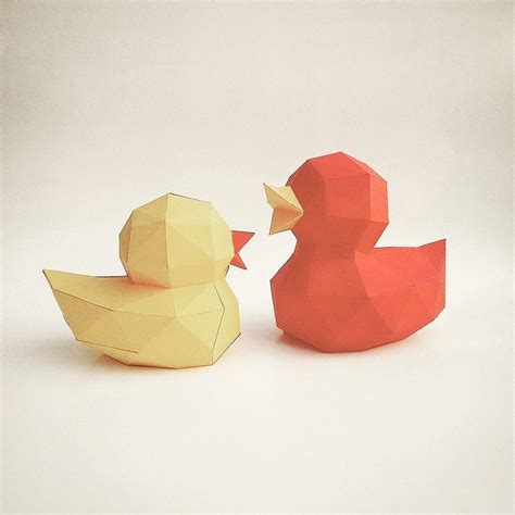 Cute Little Ducklings Paper Crafts Origami Paper Art Papercraft